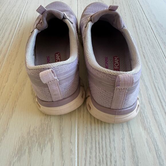 Skechers Women’s 7 Glide-Step Lavender Purple Trainers Sneakers - Picture 2 of 7